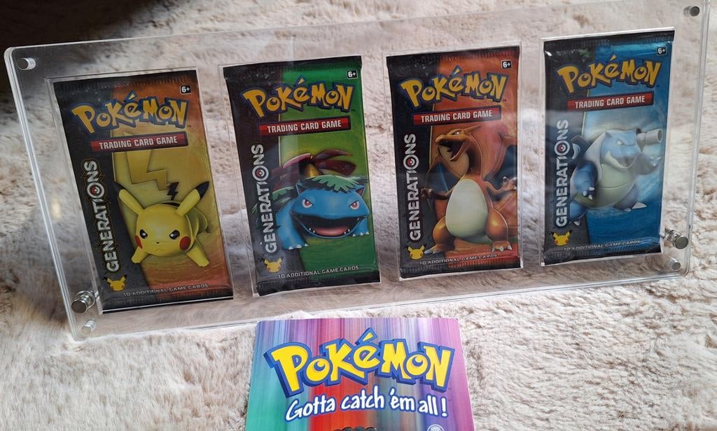 Pokémon Generations Booster Artset + case, Hobby en Vrije tijd, Verzamelkaartspellen | Pokémon, Ophalen of Verzenden, Nieuw, Booster