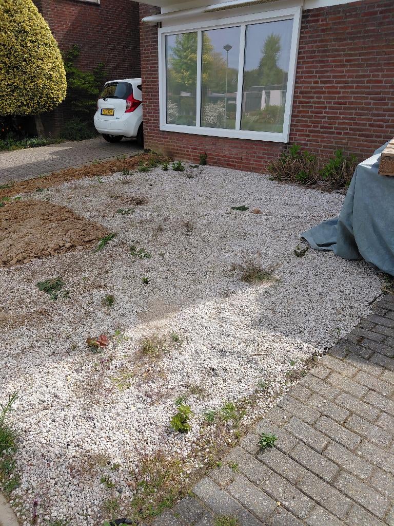 Grind, Tuin en Terras, Grind, Keien en Split, Ophalen, Overige materialen, Gebruikt, Wit