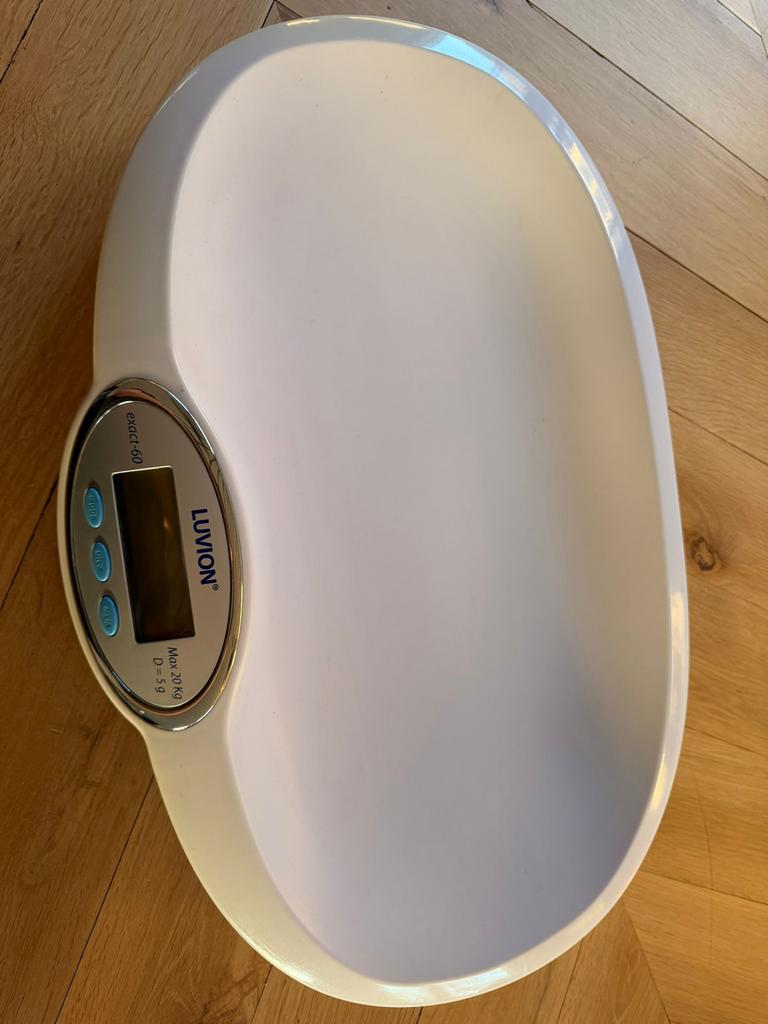 Luvion Exact-60 Babyweegschaal met geheugenfunctie, 1 tot 500 gram, Ophalen of Verzenden, Overige typen, 10 tot 50 kg