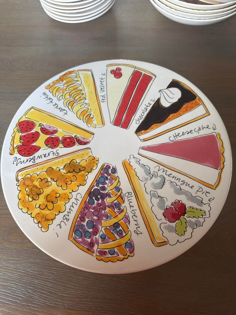 Blond Amsterdam Taartplateau - Diverse Taartpunten, Huis en Inrichting, Keuken | Servies, Ophalen, Blond Amsterdam, Overige typen