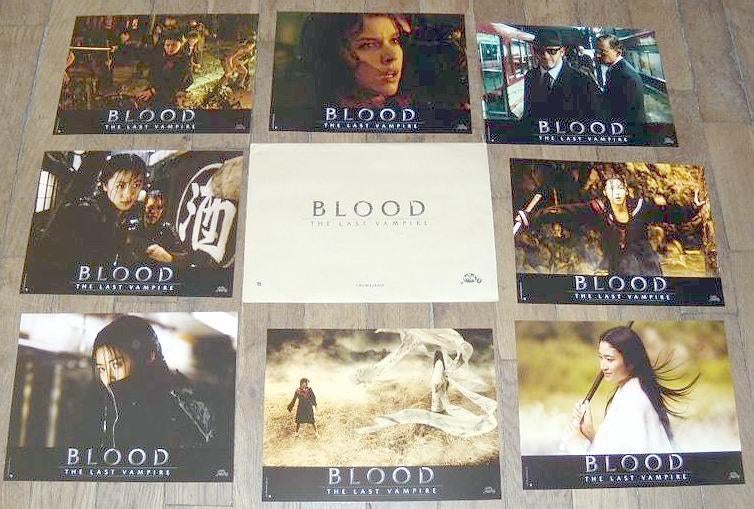BLOOD  :  THE   LAST   VAMPIRE      filmfotoset., Verzamelen, Verzenden, Nieuw, Film, Foto of Kaart