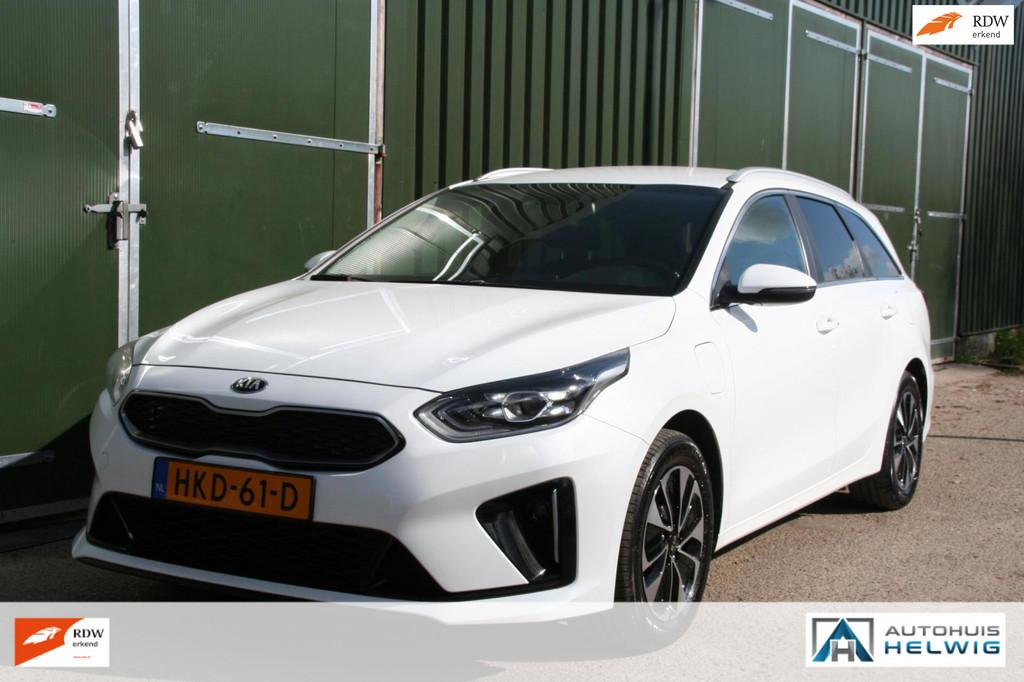 Kia Ceed Sportswagon 1.6 GDI PHEV DynamicPlusLine, AIRCO, NA, 8 kWh, Stof, Gebruikt, Wit