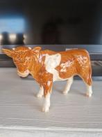 Goebel Porseleinen Kalfje - Bruin/Wit - 1977, Ophalen of Verzenden, Zo goed als nieuw, Dier