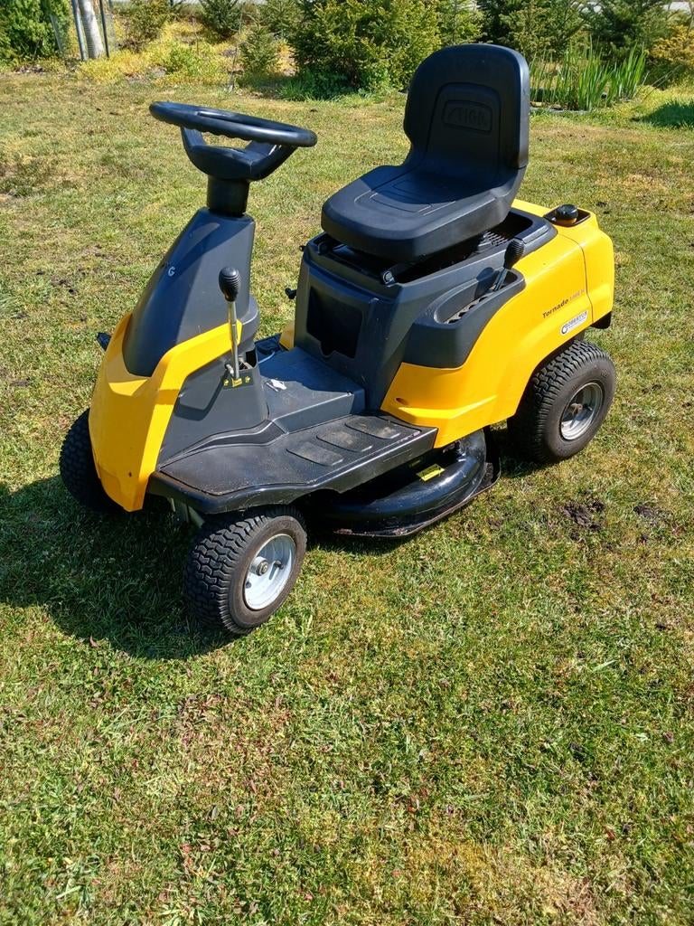 Stiga zitmaaier, Ophalen, Gebruikt