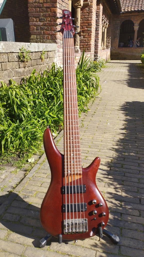 Ibanez SDGR 6-snarige basgitaar, Muziek en Instrumenten, Snaarinstrumenten | Gitaren | Bas, Ophalen of Verzenden, Gebruikt, Elektrisch