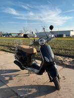 Senzo rivalux scooter zwart met bruin zadel en valbeugels, Overige merken, Ophalen of Verzenden, Zo goed als nieuw, Benzine