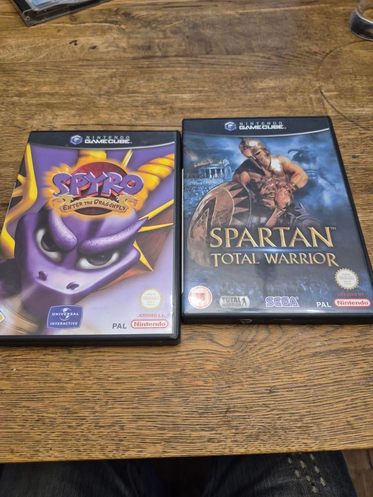 Nintendo GameCube games: Spyro & Spartan Total Warrior, Spelcomputers en Games, Games | Nintendo GameCube, Ophalen of Verzenden