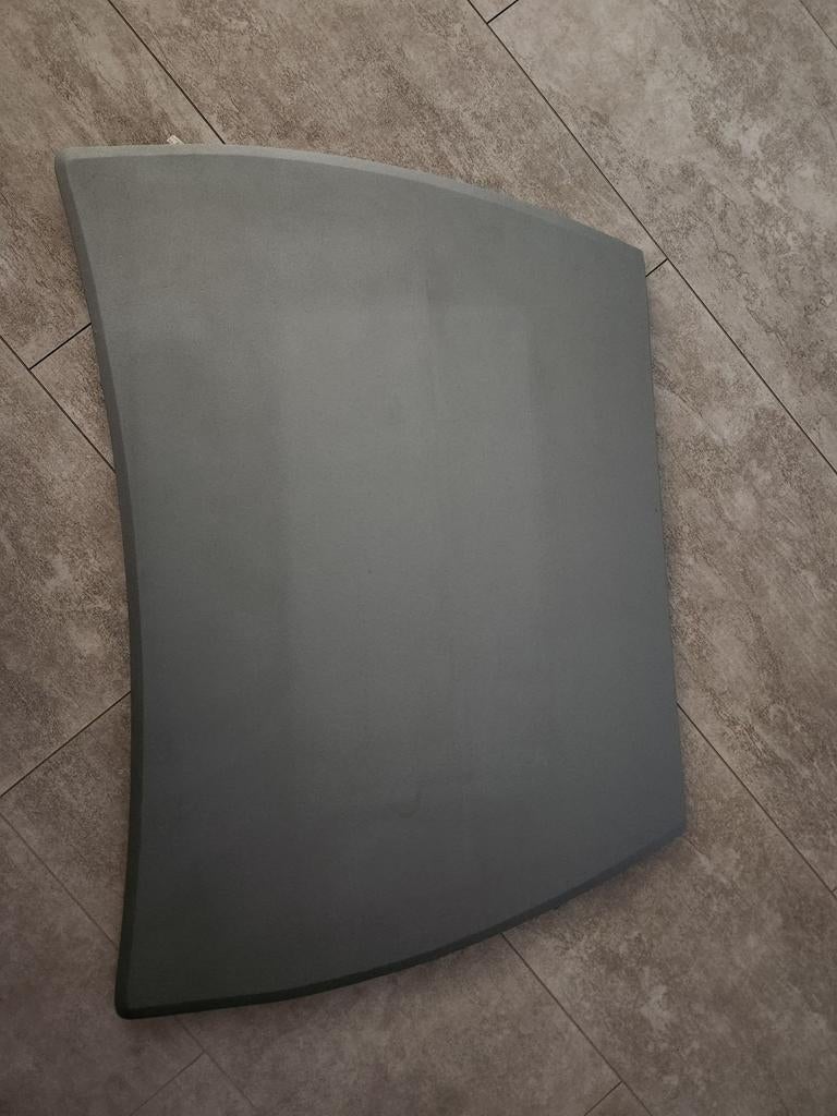 Draaiplateau voor TV - 80x55 cm - Zilvergrijs, Ophalen, 50 tot 100 cm, Zo goed als nieuw, Minder dan 100 cm