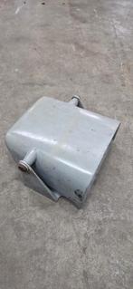 Vintage Trein Asbak/Prullenbak - Grijs aluminium, Gebruikt, Ophalen of Verzenden, Minder dan 10 liter, Metaal