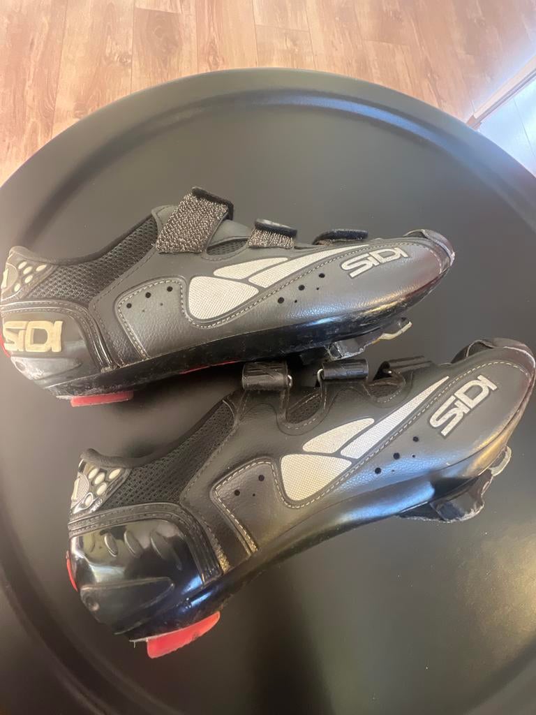 Sidi fietsschoenen zwart incl. plaatjes, Gebruikt, Heren, Schoenen, Overige maten