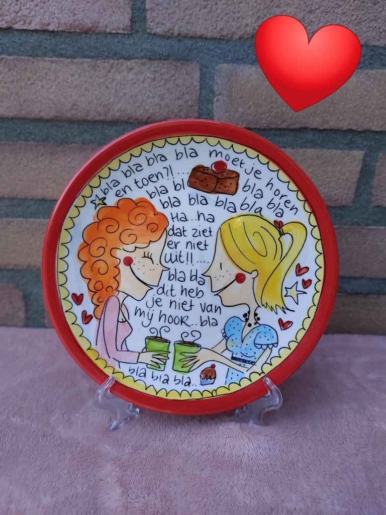 Blond Amsterdam gebaksbordje, Huis en Inrichting, Keuken | Servies, Blond Amsterdam, Ophalen of Verzenden, Zo goed als nieuw, Bord(en)