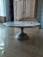 ANTIEK - PLATEAU -  TAART / GEBAK - AARDEWERK & METAAL, Ophalen of Verzenden, Zo goed als nieuw, Bord(en), Overige stijlen
