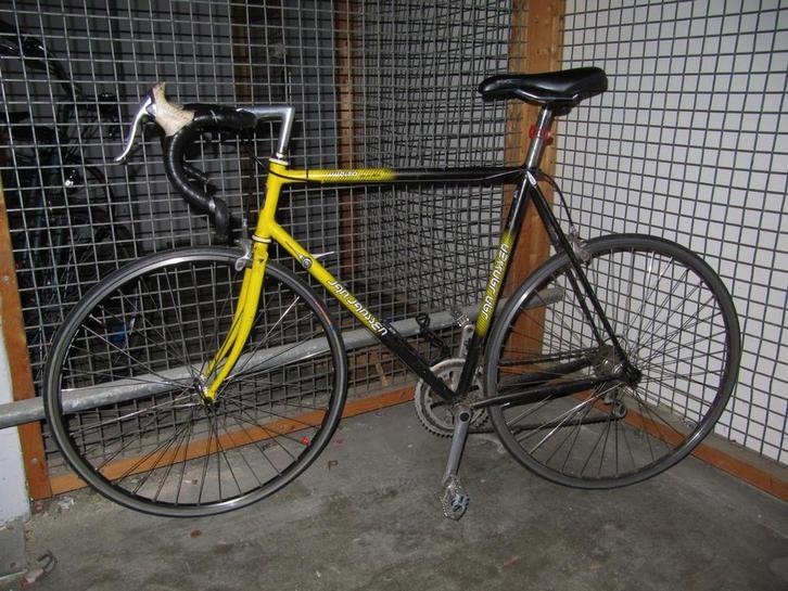 Vintage Jan Janssen racefiets, Fietsen en Brommers, Fietsen | Racefietsen, Gebruikt, Overige merken, 10 tot 15 versnellingen, 28 inch