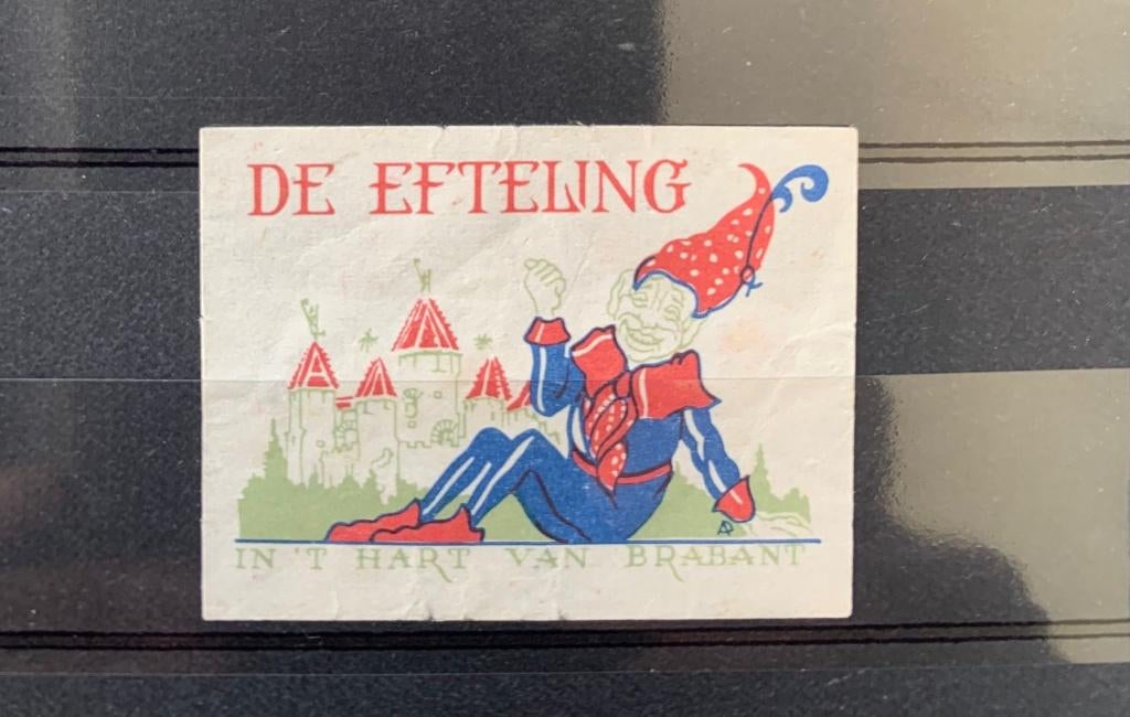 Sluitzegel De Efteling in 't Hart van Brabant, Verzenden, Gebruikt, Overige typen