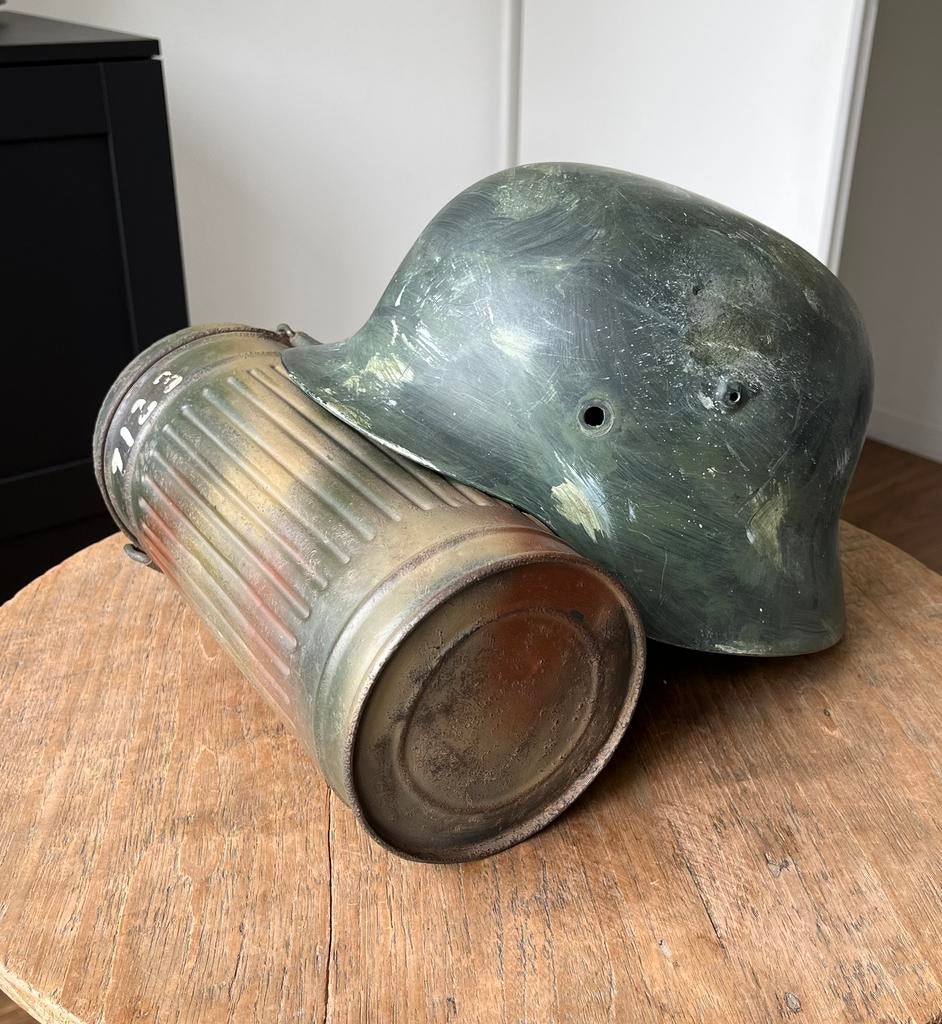Ww2 M40 Helm, Verzamelen, Verzenden, Helm of Baret