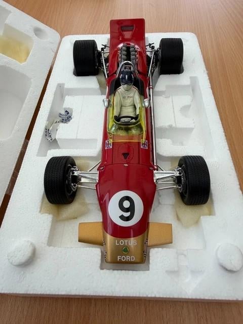 Exoto 1/18 Lotus Ford Type 49B - Graham Hill - 1968, Hobby en Vrije tijd, Modelauto's | 1:18, Ophalen of Verzenden