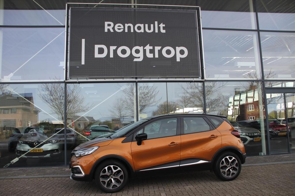 Renault Captur 90PK-DYNAMIQUE-73DKM-NAVI-CLIMA-CAMERA-TREKH-, Auto's, Renault, Voorwielaandrijving, 898 cc, Stof, Overige kleuren
