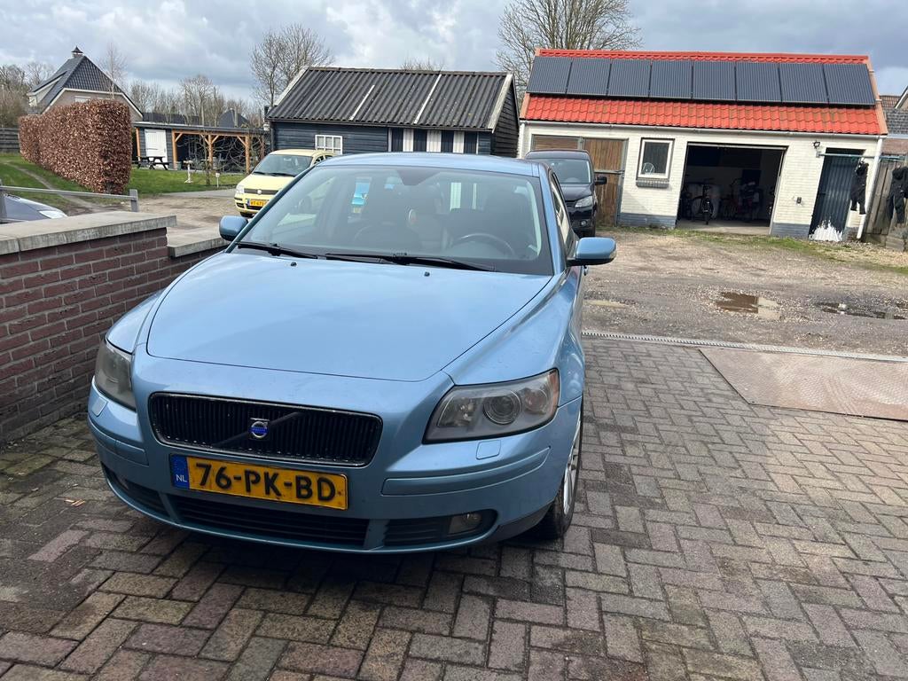 Volvo V50 2.5 T5 2004 Blauw, Auto's, Voorwielaandrijving, 700 kg, Blauw, 2521 cc