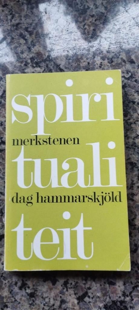 Merkstenen spiritualiteit Dag Hammarskjöld € 15, Boeken, Verzenden, Zo goed als nieuw, Spiritualiteit algemeen, Overige typen