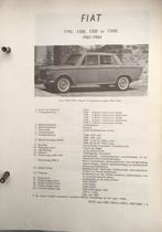 Fiat 1300 1500 1961-64. Olyslagers autotechn.handb 42 blz., Ophalen of Verzenden