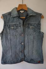 Carven Femme hesje gilet jeans bodywarmer spijkerstof 38/40, Maat 38/40 (M), Blauw, Ophalen of Verzenden, Zo goed als nieuw