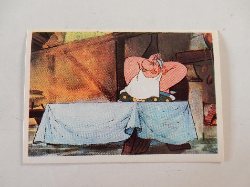 Obelix en Asterix plakplaatje uit 1976., Ophalen of Verzenden, Asterix en Obelix, Zo goed als nieuw, Plaatje, Poster of Sticker