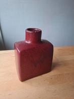Vierkant rood vaasje Mobach, Antiek en Kunst, Ophalen