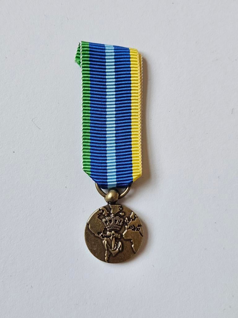 Mini Marine operationele trouwe dienst medaille, Verzamelen, Ophalen of Verzenden