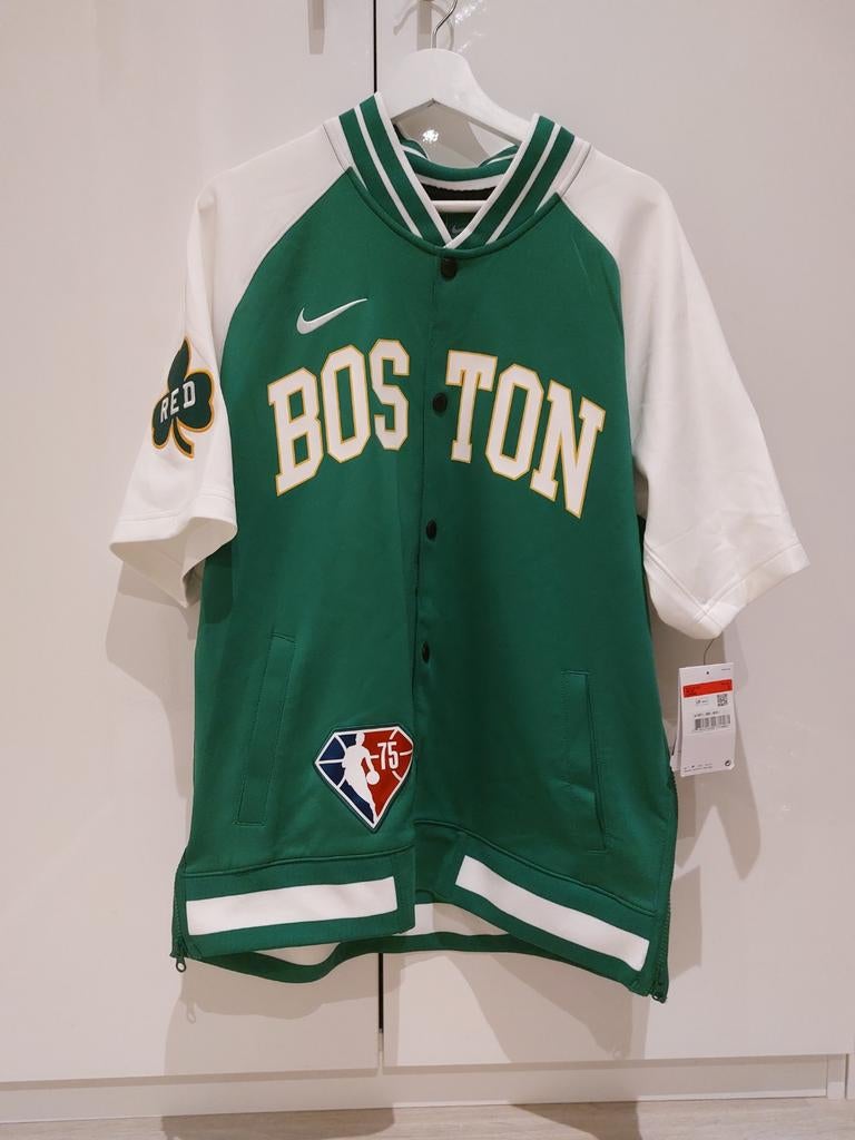 Nieuw Nike Boston Celtics NBA Varsity Jacket Maat L, Ophalen, Maat 52/54 (L), Nike, Nieuw