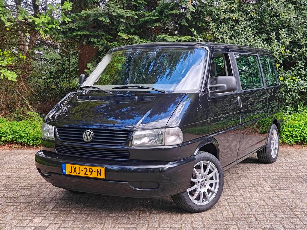 Volkswagen Transporter Multivan 2.5 Benzine T4 Multivan Airc, Auto's, Gebruikt, Overige carrosserieën, 116 pk, Zwart