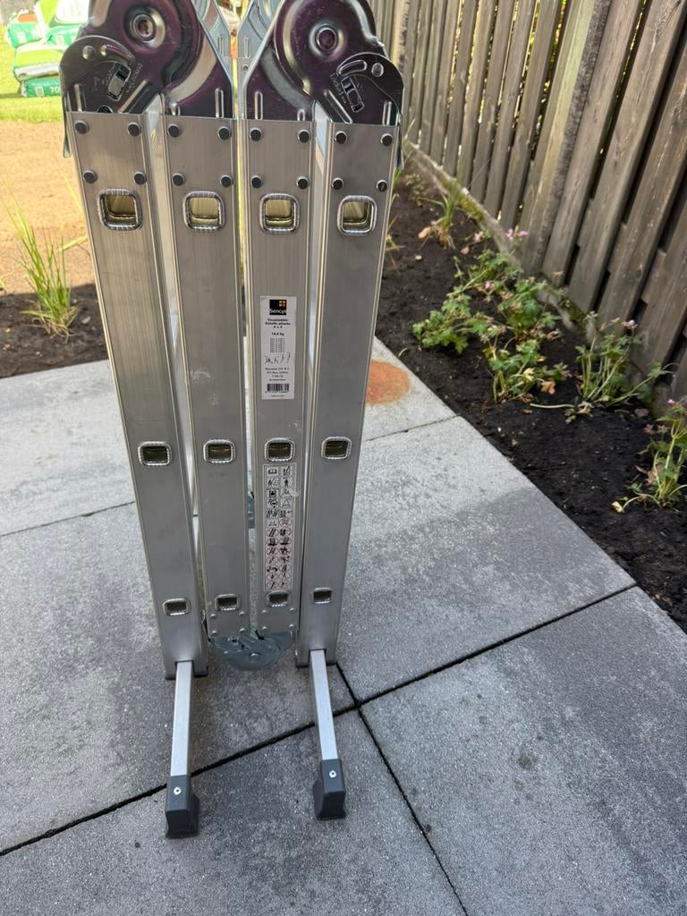 Senyc vouwladder 4x3 - Multifunctionele ladder, Ophalen, Gebruikt, Ladder, Opvouwbaar of Inschuifbaar