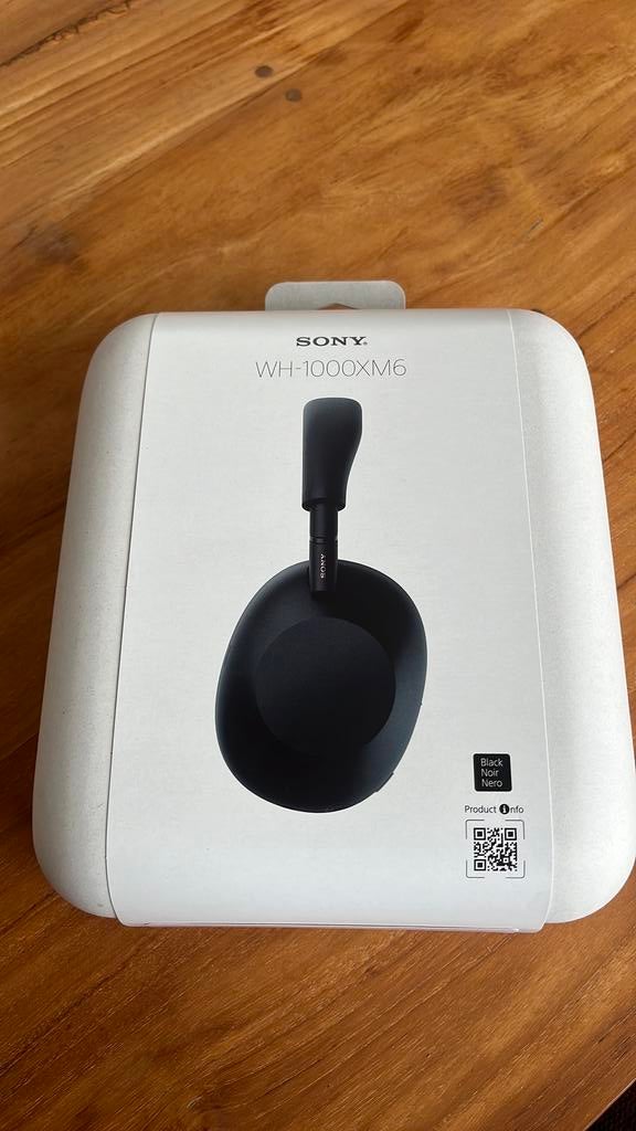 Sony WH1000XM6 Zwart [SEALED], Audio, Tv en Foto, Koptelefoons, Ophalen, Zo goed als nieuw, Over oor (circumaural), Draadloos