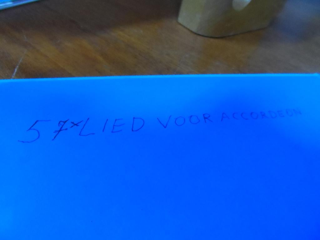 map met accordeon muziek, Ophalen of Verzenden, Zo goed als nieuw, Overige merken