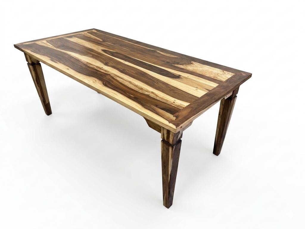 Unieke notenhouten tafel, Ophalen, 50 tot 100 cm, Zo goed als nieuw, 150 tot 200 cm