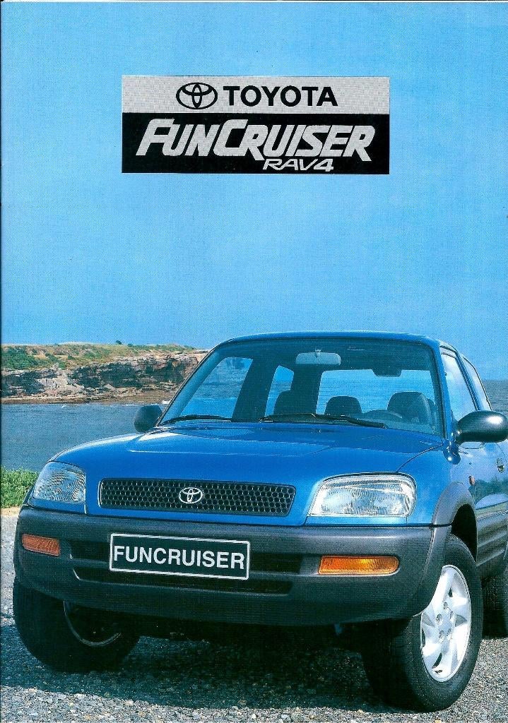 Brochure Toyota FunCruiser 1996, Ophalen of Verzenden, Gelezen, Toyota