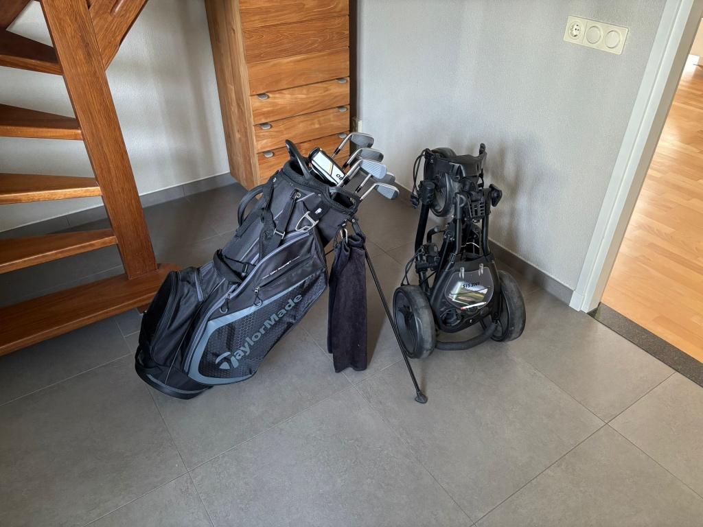 TaylorMade P790 golfset + Odyssey putter + tas + trolley, Sport en Fitness, Golf, Ophalen of Verzenden, Zo goed als nieuw, Set