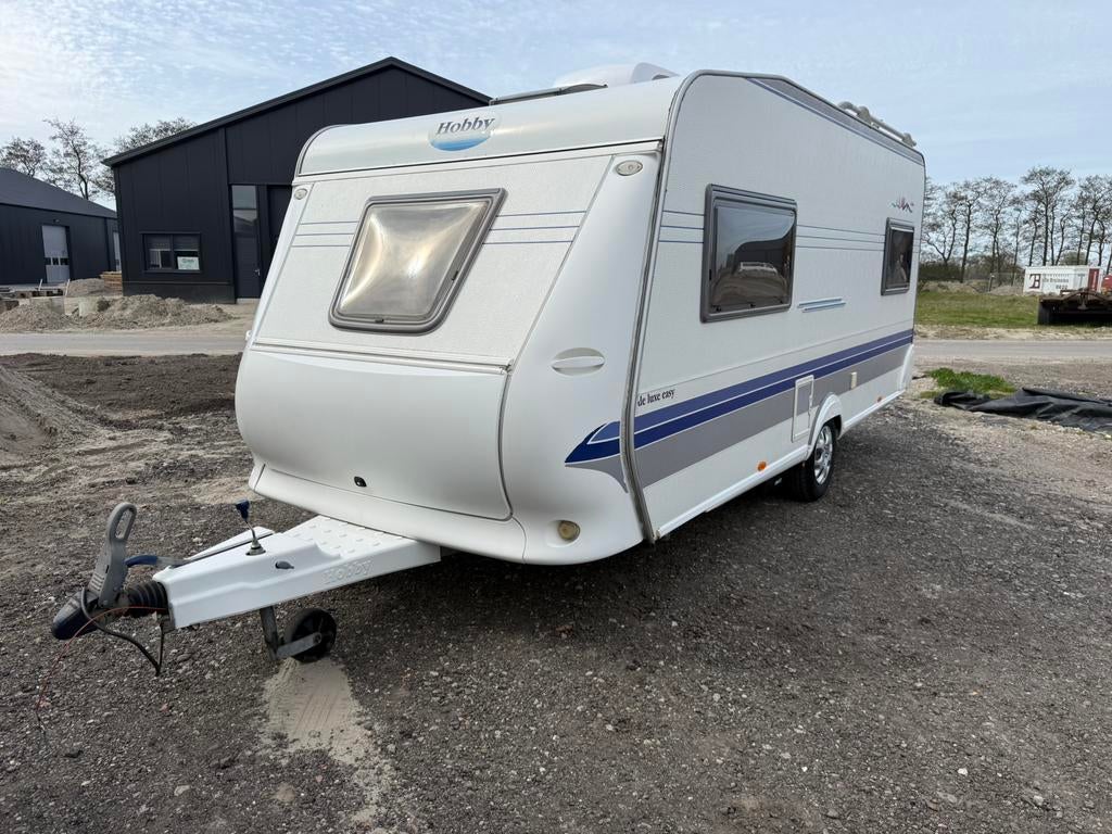 Hobby 495 UL – Mover, Airco, Voortent & Luifel – Compleet!, Rondzit, Hobby, Particulier, 4 tot 5 meter