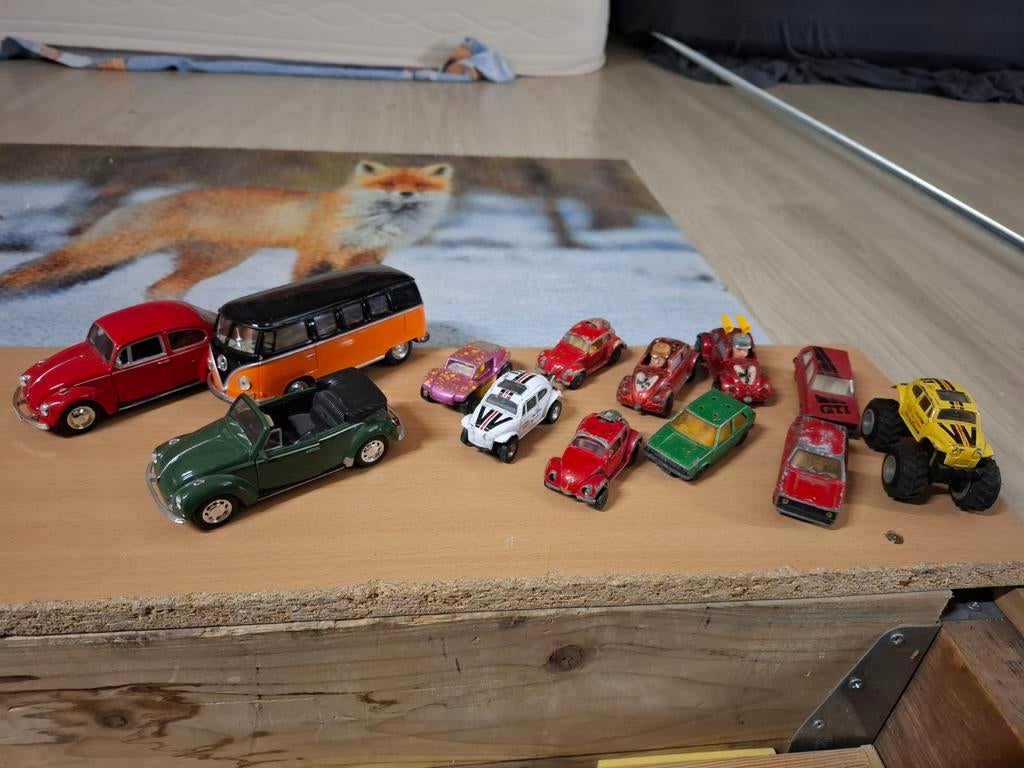 Diverse Volkswagen miniaturen - Kevers, busjes en meer, Ophalen of Verzenden, Gebruikt, Auto