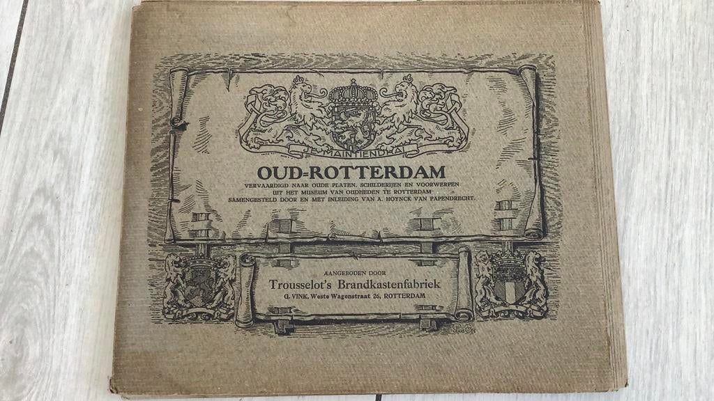 Oud Rotterdam 1917 historische “folder”, Antiek en Kunst, Curiosa en Brocante, Ophalen of Verzenden