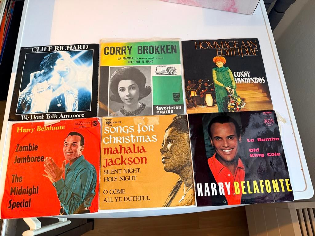 Platen en singels van de jaren 60 /70, Ophalen, Gebruikt