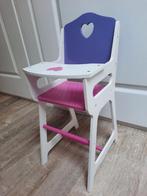 Janod Mooie Houten Roze Paarse Hoge Poppenstoel, Ophalen, Gebruikt, Stoel(en)