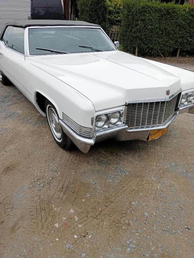 Oldtimer Cadillac Deville Cabrio, Auto's, Cabriolet, Wit, Particulier, Cadillac