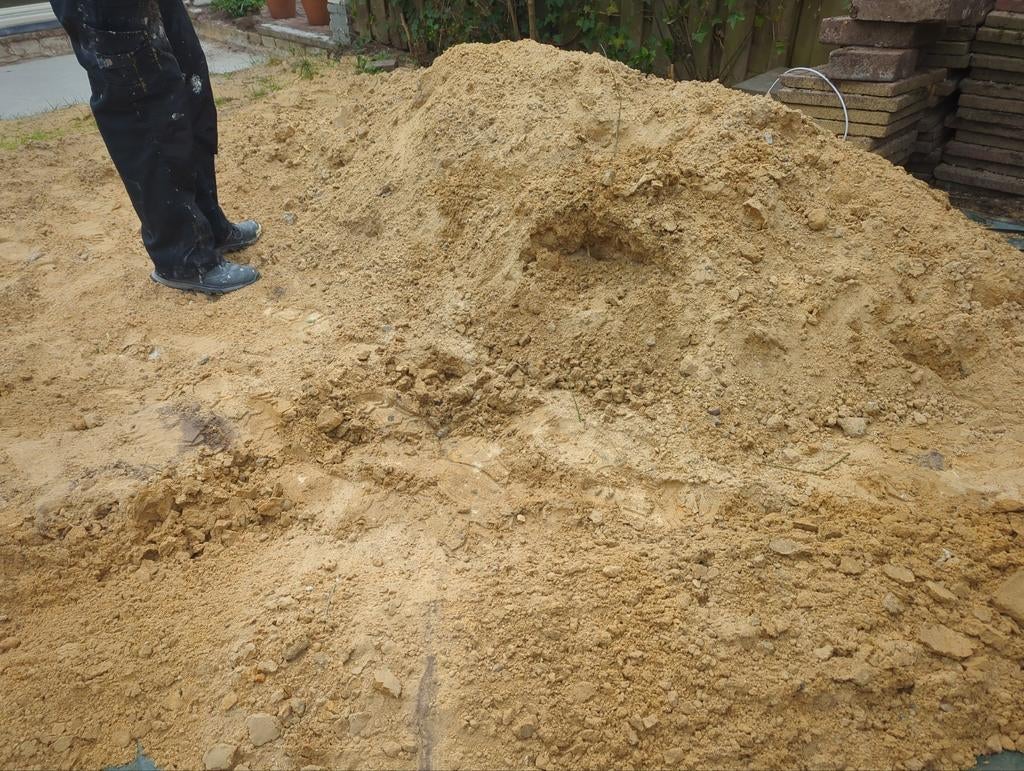Gratis geel zand ophalen, Ophalen, Ophoogzand