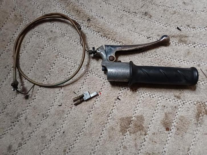 Mobylette gashendel gebruikt, Fietsen en Brommers, Brommeronderdelen | Oldtimers, Gebruikt, Overige merken, Overige typen, Ophalen of Verzenden