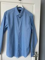 Gant overhemd blauw printje mt L, Kleding | Heren, Overhemden, Ophalen of Verzenden, Zo goed als nieuw, Blauw, Halswijdte 41/42 (L)