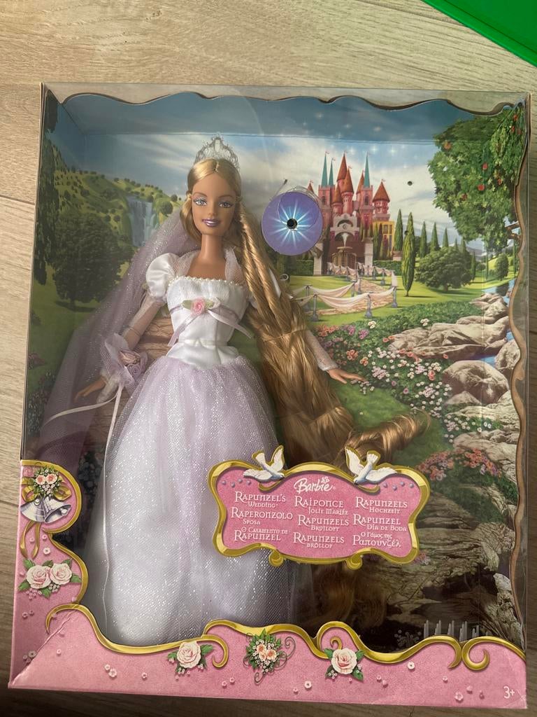 Barbie Rapunzel Bruiloft Pop - Nieuw in Doos, Ophalen of Verzenden, Nieuw, Barbie
