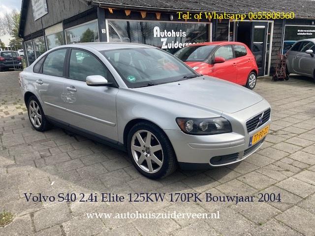 VOLVO S40 2.4i 170PK Elite Lm Velgen, Stof, Gebruikt, Origineel Nederlands, Grijs