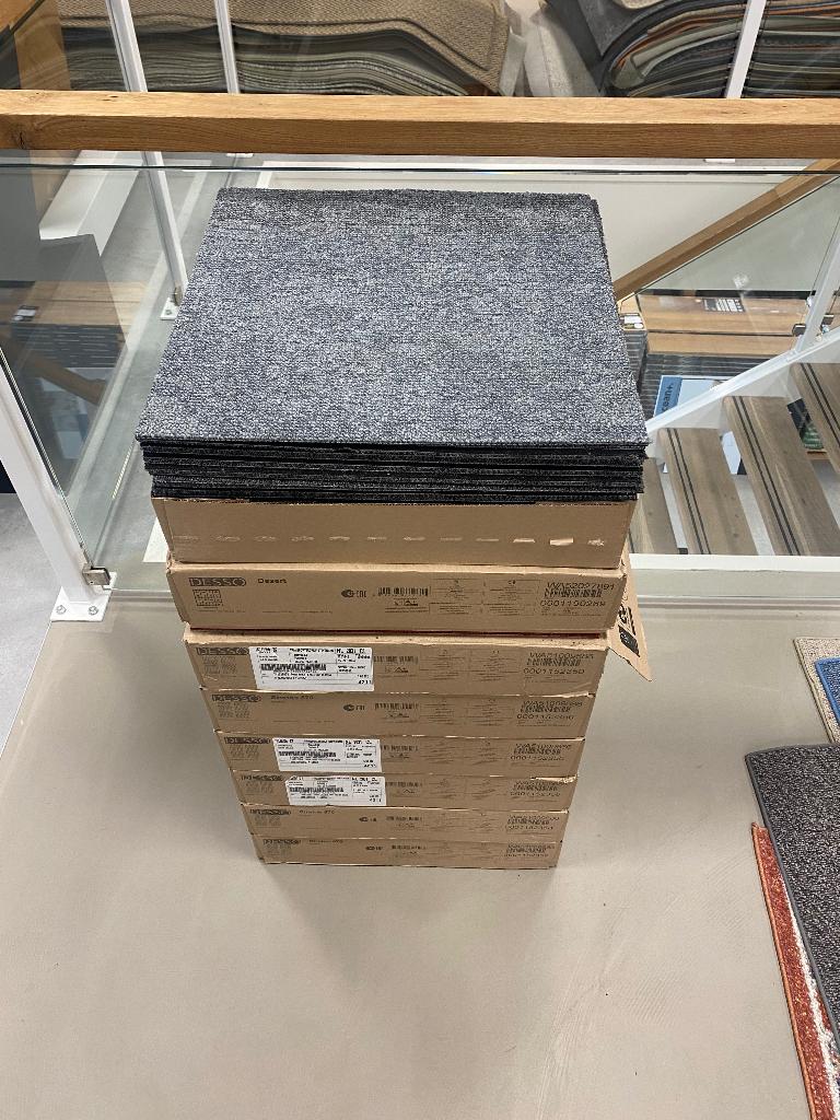 ACTIE!!  Tapijttegels, Ophalen, Nieuw, Tapijttegels, Grijs