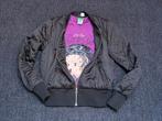 Bomberjack H&M + longsleeve Benetton maat 158, Ophalen of Verzenden, Zo goed als nieuw, Meisje, Jas