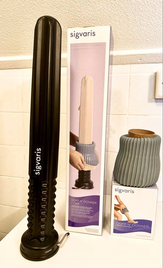 Doff n’ Donner voor steunkousen, Ophalen, Zo goed als nieuw